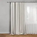 Штора на ленте для кухни Севилья 200x280 см цвет кремовый