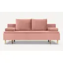 Диван Divan.ru Линс 199x94x93 см велюр цвет розовый