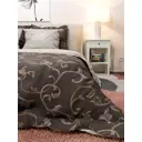 Комплект постельного белья Лидер Дом Версаль евро поплин коричневый