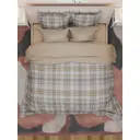 Комплект постельного белья Лидер Дом Алекс евро бязь бежевый 50x70 мм