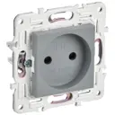 Розетка встраиваемая Iek Skandy SK-R13-10-K03 со шторками цвет серый
