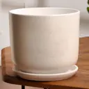 Горшок цветочный Орион d 18 см 16 см 3 л керамика белый