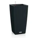 Кашпо Cubico cottage Lechuza d 30 см 56 см 14 л abs-пластик черный