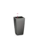 Кашпо Mini cubi Lechuza d 9.5 см 18.5 см 0.8 л abs-пластик черный