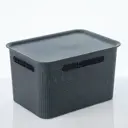 Корзина для хранения ROTHO Brisen 36x26x21 цвет антрацит