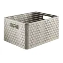 Корзина для хранения ROTHO Country A4 37x28x20 цвет капучино