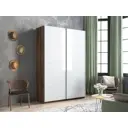 Шкаф-купе Мебельная Компания Е1 2 дверный 230x120x57 см 7 полок ЛДСП цвет крафтовый дуб Pss_120_Kt