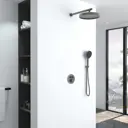 Душевая система VINCEA Inspire VSFW-3I22MT2GM скрытого монтажа цвет вороненая сталь