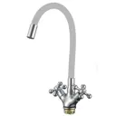 Смеситель для кухни Fmark FM4319-04 гибкий излив 18 см цвет хром