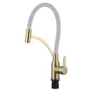 Смеситель для кухни Fmark FS8244C-04 гибкий излив 20.2 см цвет бронза