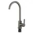 Смеситель для кухни Fmark FS8232Q поворотный излив 24.2 см цвет графит