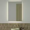 Зеркало для ванной Defesto Glow DF 2509S с подсветкой 70x100см