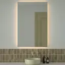 Зеркало для ванной Defesto Glow DF 2520S с подсветкой 80x120см