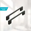 Ручка-скоба В63-96 черный 2 шт