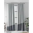 Комплект штор на ленте At Home Конду блэкаут 150x270 см цвет серый AT213111