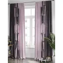 Комплект штор на ленте Helga Энмирс репс 220x250 см цвет розовый HH545082