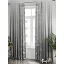 Комплект штор на ленте Helga Мирсантис репс 220x250 см цвет белый/серый HH545062