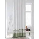 Штора на ленте Helga Фиверис репс 150x280 см цвет зеленый HH537048