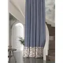 Штора на ленте Helga Ригерсон репс 150x280 см цвет голубой HH537578
