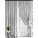 Комплект штор на ленте Helga Регверс габардин 300x260 см цвет белый HH523071