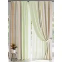 Комплект штор на ленте Helga Флеренс габардин 300x260 см цвет бежевый HH523061