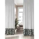 Комплект штор на ленте Helga Свериол репс 300x280 см цвет белый HH539112