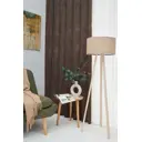 Штора на ленте Legrand сатин 180x260 см цвет шоколад 58128027