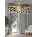 Комплект штор на ленте Helga Ранмирон габардин 150x250 см цвет серый HH948176