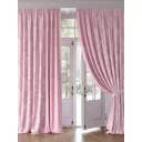 Комплект штор на ленте Helga Лорфорс репс 220x320 см цвет розовый HH981263