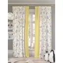 Комплект штор на ленте Helga Рокфор репс 150x260 см цвет белый/серый/желтый HH958193