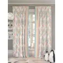 Комплект штор на ленте Helga Файрис репс 150x260 см цвет белый/синий/бежевый/голубой/зеленый HH958188