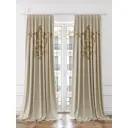 Комплект штор на ленте Helga Блионс блэкаут 150x280 см цвет бежевый/желтый HH952067