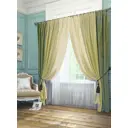 Комплект штор на ленте Helga Ярвис блэкаут 220x300 см цвет зеленый HH993002
