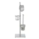 Стойка для ёршика и туалетной бумаги SAVOL S-0Y650A цвет хром