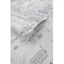Обои бумажные Московская Обойная Фабрика Malex Design серые 0.53 м 6250-5