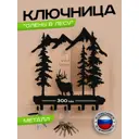Настенная ключница Ilikpro LVS.390.250.20.R9005 металл 32x41.1 см цвет черный