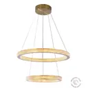 Светильник подвесной светодиодный Zortes Grace с пультом управления 63 м² теплый белый (желтый) нейтральный белый свет цвет бронза прозрачный