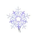 Светящаяся электрическая фигура Снежинка для дома Neon-night 360 ламп h 60 см бесцветный/прозрачный