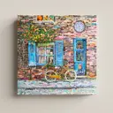 Картина без рамки Postermarket Велосипед 40x40 см