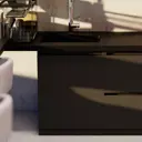 Шкаф под мойку Бостон 60x82x51.20 см фасад графит ЛДСП каркас графит ЛДСП Vivo Trade