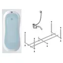 Прямоугольная ванна TIMO INKA1570-KT15-SPV1505 акрил 150x70см