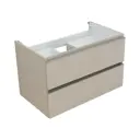 Тумба под раковину напольная Aquanet 00329585 79.4см цвет белый
