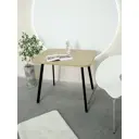 Стол прямоугольный Card&loft 90x90 см ЛДСП цвет дуб/черный