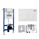 Комплект инсталляция с унитазом Timo TWC-01+FP-002W+TK-303 цвет белый