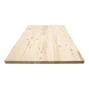 Мебельный щит Дом дерева 30x200x4 см ель сорт AB
