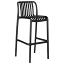 Барный стул Dobrin Chloe bar lmzl-pp777 45.5x102x51 см цвет черный
