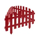 Забор декоративный Palisad Винтаж пластик 28x300 см терракот 7 шт