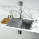 Мойка для кухни из искусственного камня Wisent MW780-29 серый 770x500