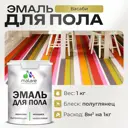 Эмаль для пола Malare Professional износостойкая быстросохнущая полуглянцевая цвет васаби 1 кг