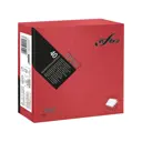 Салфетка 2-сл 18.50x18.50 см квадрат бумага цвет красный 40 шт